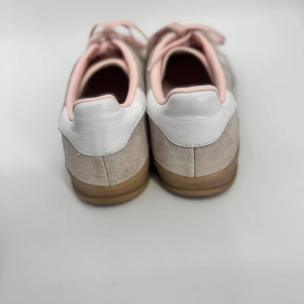 Adidas Originals Gazelle Indoor Sneakers Sandy Pink Cloud White Gum Women's 10‎ - Picture 3 of 11